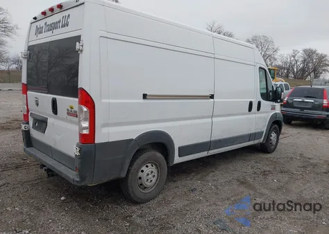 2017 Ram Promaster 2500 High Roof 159 Wb из США, поврежденный, VIN 3C6TRVDG5HE529008